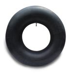 Flexible Flyer Heavy-Duty Snow Tube & Inflatable Water Float. Adult 2-Person Sled. Lake River Raft, 48”, Black