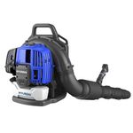 Hyundai Petrol Backpack Leaf Blower, 170mph, 52cc 2 Stroke Engine With Support Harnesses, Anti-vibration, 55 Mins Per Litre Of Fuel