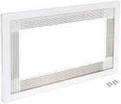 Emuca 8934715 Microwave Framework for Fixing Into Cabinet, White, 60 cm