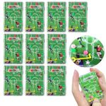 10 Pcs Soccer Pinball Toys,Mini Soccer Pinball Board,Ball Maze Toys Reusable Plastic,Football Pinballs Games Kids Toys,Football Gifts for Birthday For Boys Girls,Birthday Gifts,Party Games