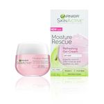 Garnier Moisture Rescue Refreshing Gel-Cream for Dry Skin. 24H Hydration, 50 mL