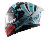 Axor Helmets Apex Hex-2 Helmet (Hex Blue Red, Medium)