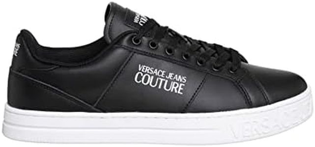 Versace Jeans Couture Men Court 88 Sneakers Black, Black, 11