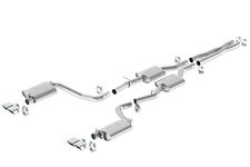 BORLA 140628 Cat-Back Performance Exhaust System for 2015-2023 Dodge Challenger R/T 5.7L V8 Automatic/Manual Transmission Rear Wheel Drive WITHOUT MDS (Cyl. Deactivation) Valves.