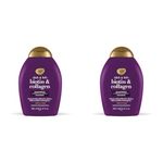 OGX Biotin & Collagen Hair Thickening Shampoo, 385ml (Pack of 2)