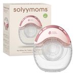 Solyymoms Air 1 Wearable Electric Breast Milk Pump | India's Slimmest Hands-Free Portable Breast Pump with 3 Modes & 12 Suction Levels | Wireless & Cordless | Silent Motor | Hospital-Grade Suction | Electric Breast Pump for feeding mothers