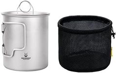 SILVERANT 500ml Titanium Cup Mug wi