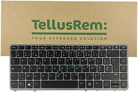 TellusRem Clavier de Remplacement Français non rétroéclairé pour HP 840 G1, 840 G2, 850 G1, 850 G2