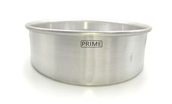 Prime Bakers and Moulders Round Tall Aluminum Baking pan/Cake Mould for Oven (10 Inch)