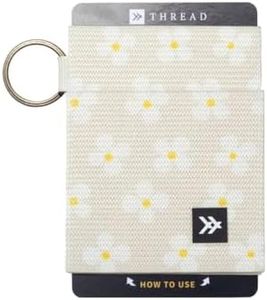 Thread Wallets Ultra Slim Minimalist Card Holder Wallet for Men and Women (Luna Beige)