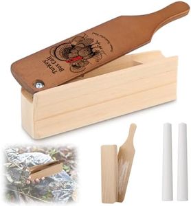 HappyAlley Turkey Box Call with 2 Chalk, Realistic Turkey Calls Box for Hunting, Wooden Gobbler Caller with Realistic Hen Sounds, Spring Hunting Gear Accessories for Beginner and Pro Hunters(Staring)