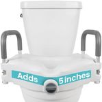 Vive Raised Toilet Seat - 5" Portab