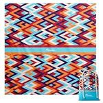 Diveblues Double Layer Waterproof Picnic Blanket, Large Outdoors Blanket, 175x175CM Sandproof Beach Blanket, Soft, Foldable, Washable Picnic Mat, Great for Camping, Festivals, Park Trips