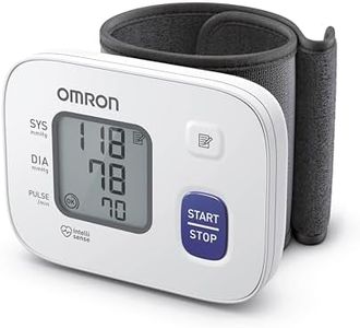 OMRON RS2 Misuratore di Pressione da Polso Digitale, Sensore di Irregolarità Battito Cardiaco, 30 Misurazioni in Memoria