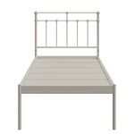 Original Bed Co. Meiji Single Size Metal Bed (Steel - Ivory)