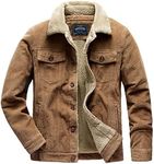 EXEKE Men's Sherpa Lined Corduroy T