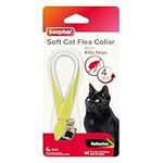 Beaphar Cat Flea Collars - Reflective - 3 Pack |Yellow - Collars May Vary | Kitten Flea Collars 12 Month Flea Protection |Adjustable, Reflective & Safe Cat Flea Collar Solution