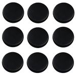 Shungite World 9 pcs, 40 mm / 1.57", Polished Shungite Stickers for Cell Phone Case Tablet Laptop Computer - Round Dot Healing Energy Shungite Stones Protection Plates with Carbon Fullerenes