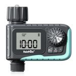 RAINPOINT Sprinkler Timer,Water Timer Programmable Garden Outdoor Hose Feature Timer with Rain Delay/Manual/Automatic Watering System,Waterproof Digital Irrigation Timer System for Lawns Pool,1 Outlet