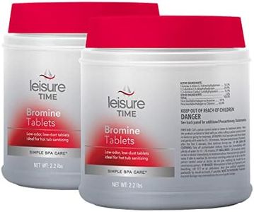 Leisure Time 45422A-02 Bromine Tabs for Spas and Hot Tubs, 2.2 Pounds, 2-Pack