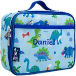 Wildkin Boy's Personalised Lunch Boxes | Personalised Lunch Boxes for Boys Lunch Boxes for Boys | Boy's Personalised Lunch Boxes (Dinosaur)