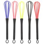 iplusmile Whisks for Cooking Small- Mutifunction Balloon Whisk Set Hair Color Dye Cream Whisk Set- Plastic Mini Whisk 5pcs (Random Color)