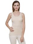 BODYCARE Womens Thermal Tops Round Neck Sleeveless Pack of 1-Skin