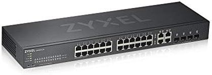 ZYXEL 24-Port Gigabit Ethernet Smart Switch (GS1920-24V2) - Managed, Rackmount, Limited Lifetime Protection