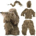 VIVO Ghillie Suit Adult XL/XXL Dry Grass, OUTD-V002XL