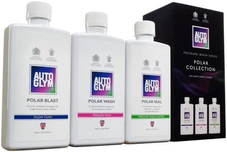Autoglym Polar Collection - Kit de Lavage Haute Pression pour Voiture, avec Polar Blast (Mousse de Pré-Lavage) / Polar Wash (Mousse Nettoyante) / Polar Seal (Revêtement Protecteur), 3 x 500 ml