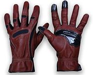 Bionic Men's Tough Pro with Natural Fit Premium Leather Work Gloves (Large), Brown