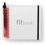 Fitlosophy Fitbook Fitness and Nutrition Journal to Plan, Track, and Reach Health and Weight Loss Goals (White)