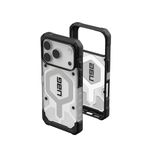 URBAN ARMOR GEAR UAG Designed for iPhone 17 Pro Case Pathfinder Clear - Compatible with MagSafe Military Grade Protective Cover, Ice/Silver