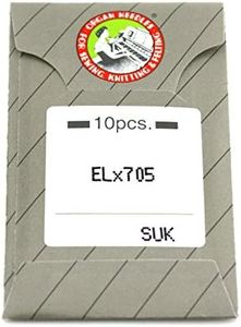 10Pk. Organ ELX705-SUK Ball Point Portable Serger & Coverstitch Machine Needles, Like The Image, Size 12 (Metrix Size 80)