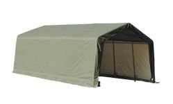 ShelterLogic ShelterCoat Peak Style Garage, Green, 13 x 20 x 10 ft.