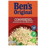 BEN'S ORIGINAL CONVERTED Long Grain Parboiled Rice, 907g Box