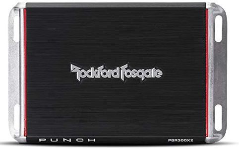 Rockford Fosgate PBR300X2 Punch 300 Watt 2 Channel Boosted Rail Amplifier