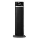 Philips 5000 Series Energy Efficient Connected Tower Fan Heater, 2000W, up to 50% energy savings, temperature display, 5 safety features, 4 modes, 60° oscillation, quiet, black & dark grey (CX5120/11)