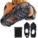 Ice Cleats Snow Grips Traction Cleats Winter Shoes Grippers 24 Teeth Crampons Walk Traction Cleat for Walking on Snow Ice Cleats for Shoes and Boots Anti Slip Crampons Cleats