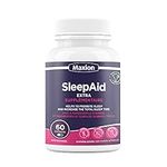 Maxion SleepAid Extra with Skullcap and Ashwagandha to Help Promote Sleep and Increase Total Sleep Time, 60 Vegetable Capsules