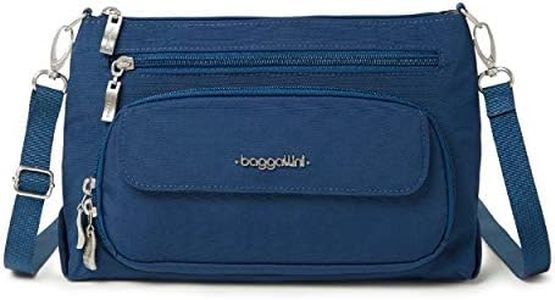 Baggallini Womens Original RFID Everyday Crossbody Bag, Pacific, One Size