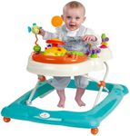 Babylo Twist About Baby Walker with Activities and Electronic Games, Height Adjustable and 120 Degree Padded Swivel seat
