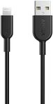 Anker Powerline Ii Lightning Cable (3Ft), Probably The World's Most Durable Cable, Mfi Certified for iPhone X / 8/8 Plus / 7/7 Plus / 6/6 Plus / 5S (Black)