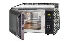 Stylista Microwave Oven Cover for Panasonic 27 L Convection NN-CT645BFDG (Free Fridge/Oven/Wardrobe Handle Cover)