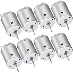 DaFuRui 8Pack DC Motor 3V-12V 280 Micro Motor Round Shaft Electric Motor for DIY Airplane RC Boat Toys Model DIY Hobby