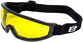 Birdz Eyewear Robin Sport Skydiving Snowboarding Motorcycle Riding Goggles (Yellow)