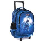 seastig Rolling Backpack for Kids Wheeled Backpack 18 inch Double Handle Backpack with Wheels Kids Luggage Bag, Cosmonaut, 18 inch, Rolling Backpack