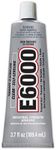 E6000 High Viscosity Adhesive, 3.7 Fluid Ounces, 1 Pack, Clear, 3 Fl OZ