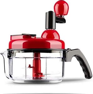 Bocowi Hand Crank Food Chopper and Manual Food Processor Vegetable Quick Chopper