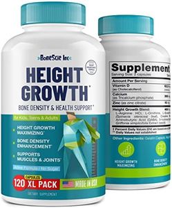 BONESCIE INC Height Growth Maximizer - Natural Peak Made in USA Pills Bone Grow Taller Supplement for Adults & Kids Increase Maximum Formula 120 Capsules